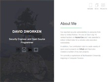 Tablet Screenshot of daviddworken.com